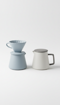 Sculptural Ceramic Pour-Over Coffee Set