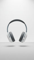 Minimalist Wireless Headphones Brushed Metal